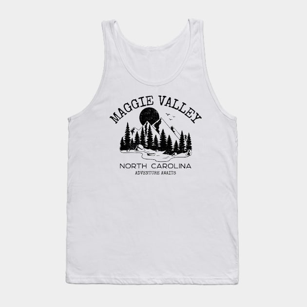 Maggie Valley, North Carolina Tank Top by Mountain Morning Graphics